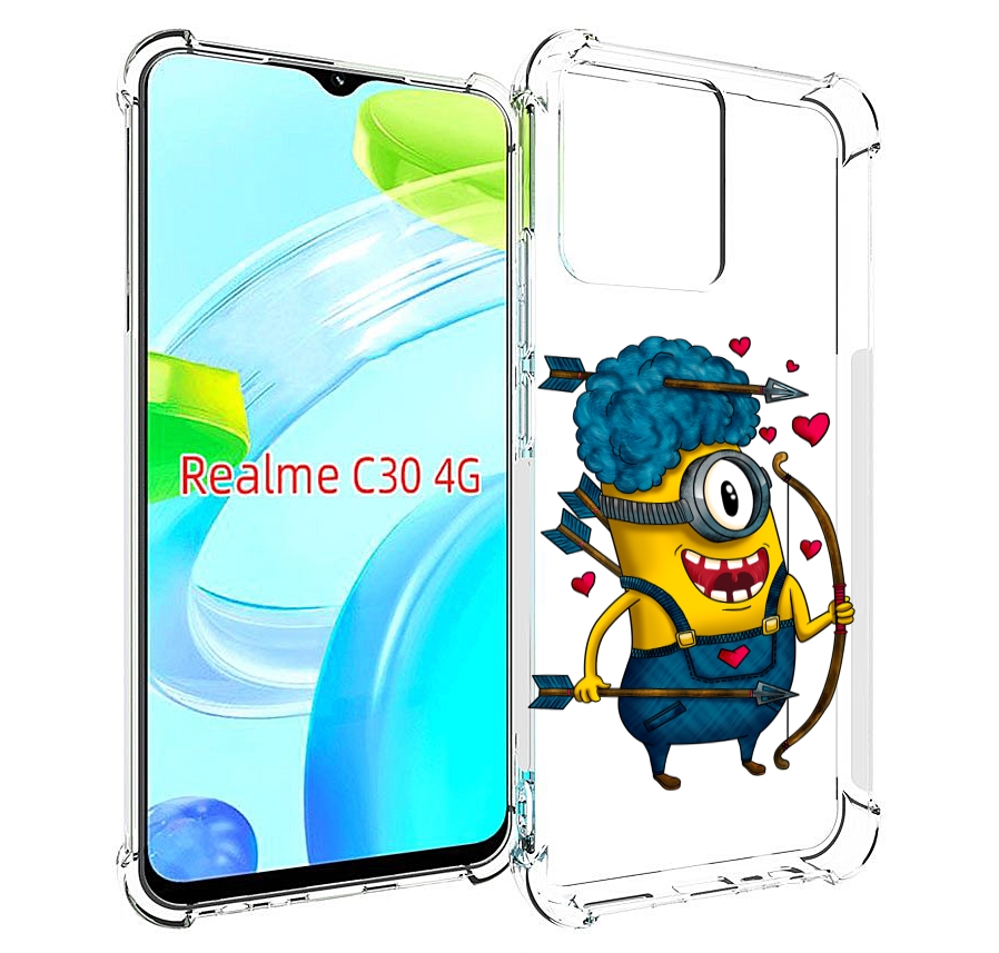 

Чехол MyPads Миньон купидон для Realme C30 4G / Narzo 50i Prime, Прозрачный, Tocco