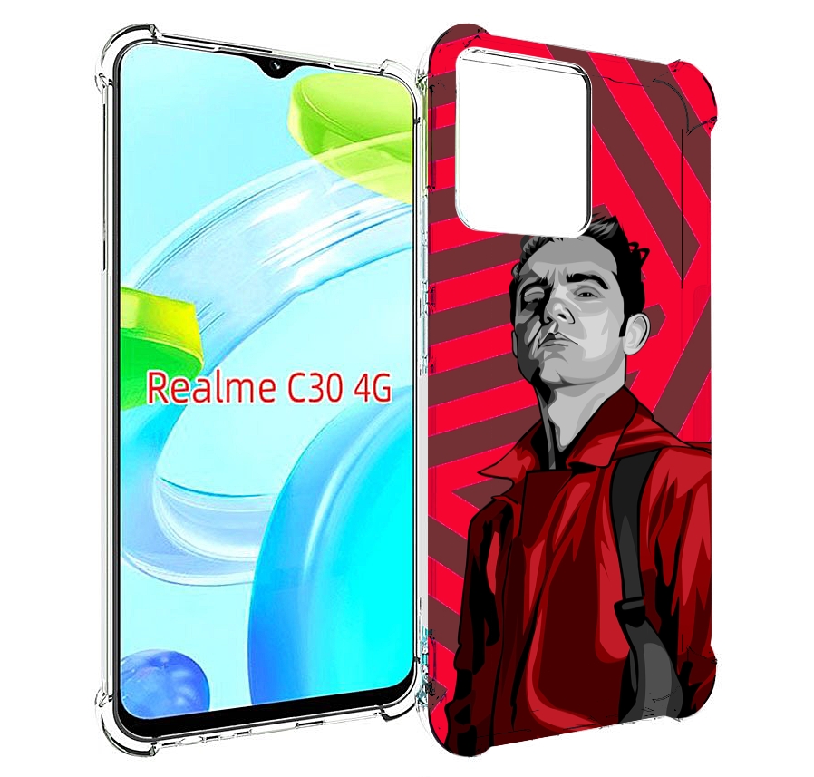 

Чехол MyPads Берлин-бумажный-дом для Realme C30 4G / Narzo 50i Prime, Прозрачный, Tocco
