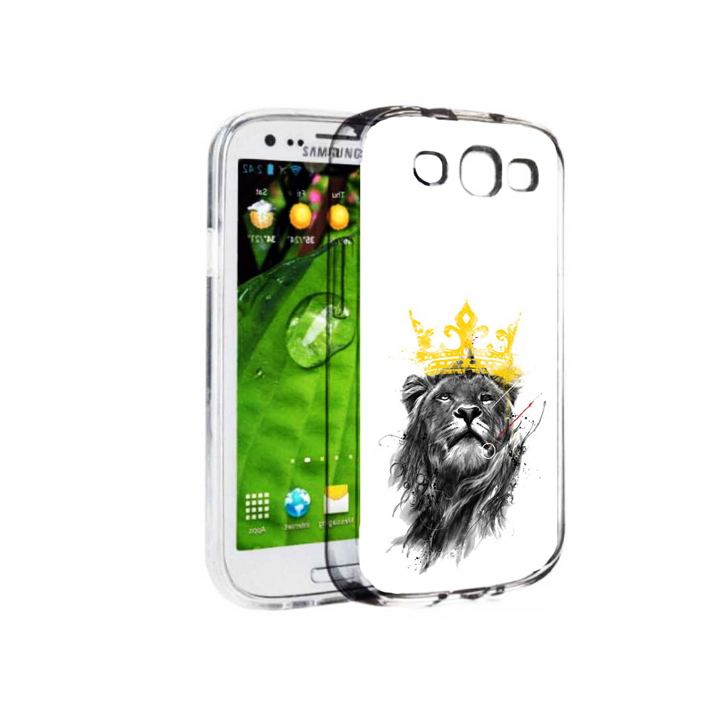 

Чехол MyPads Tocco для Samsung Galaxy S3 король-лев (PT123108.507.391), Прозрачный, Tocco