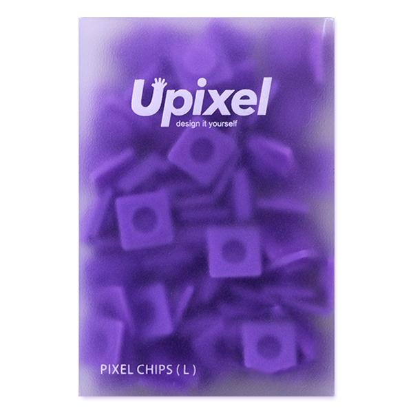 

Пиксельные фишки большие Upixel сиреневые, НТ-П80103