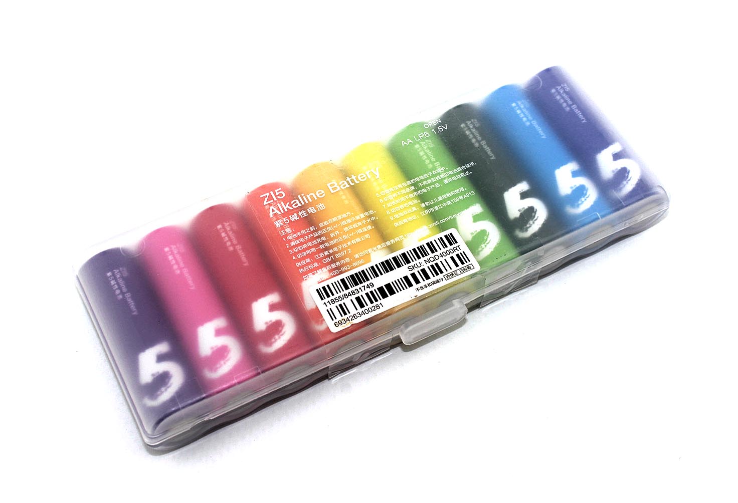 Батарейки Sino Power ZI5-AA Rainbow Colors (10 шт.) AA510, 100194286V