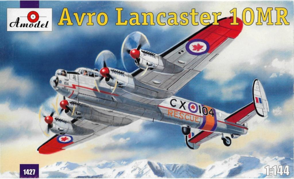 

Сборная модель Amodel Самолёт Amodel 1427 Avro Lancaster 10 MR 1/144