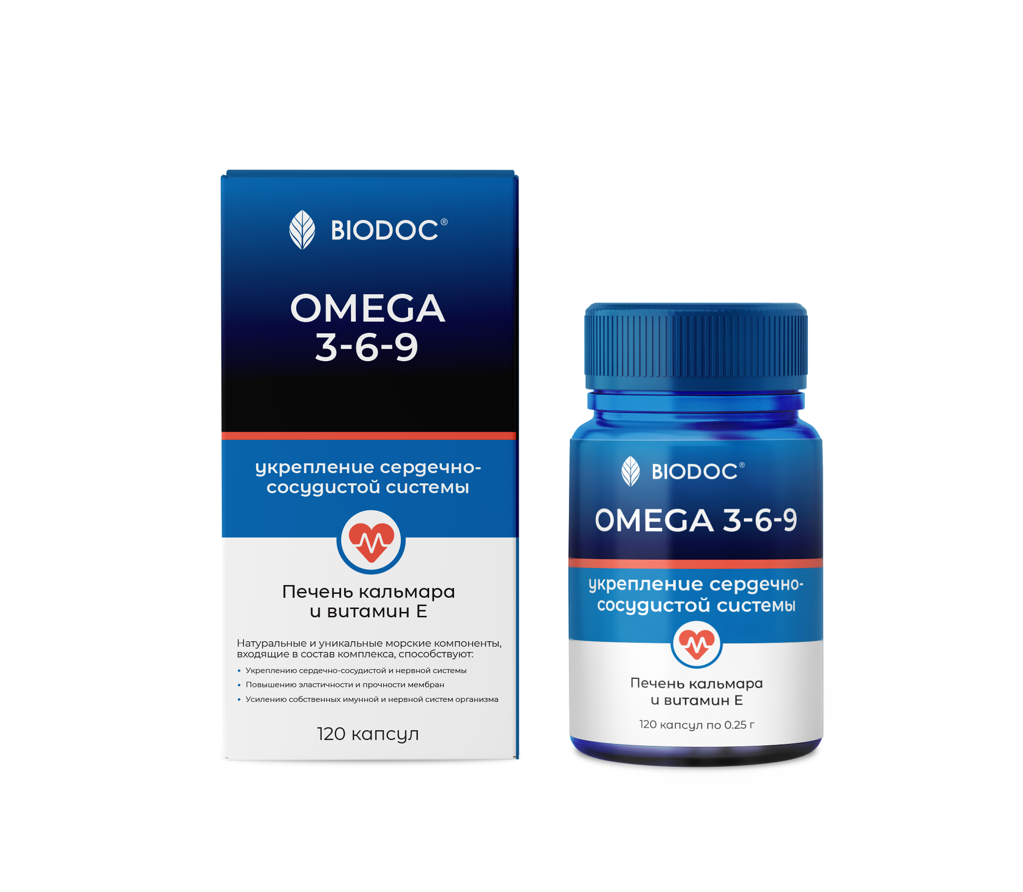 

Пищевая добавка BIODOC "OMEGA 3-6-9" капсулы 120 шт. по 0,25г, OMEGA 3-6-9