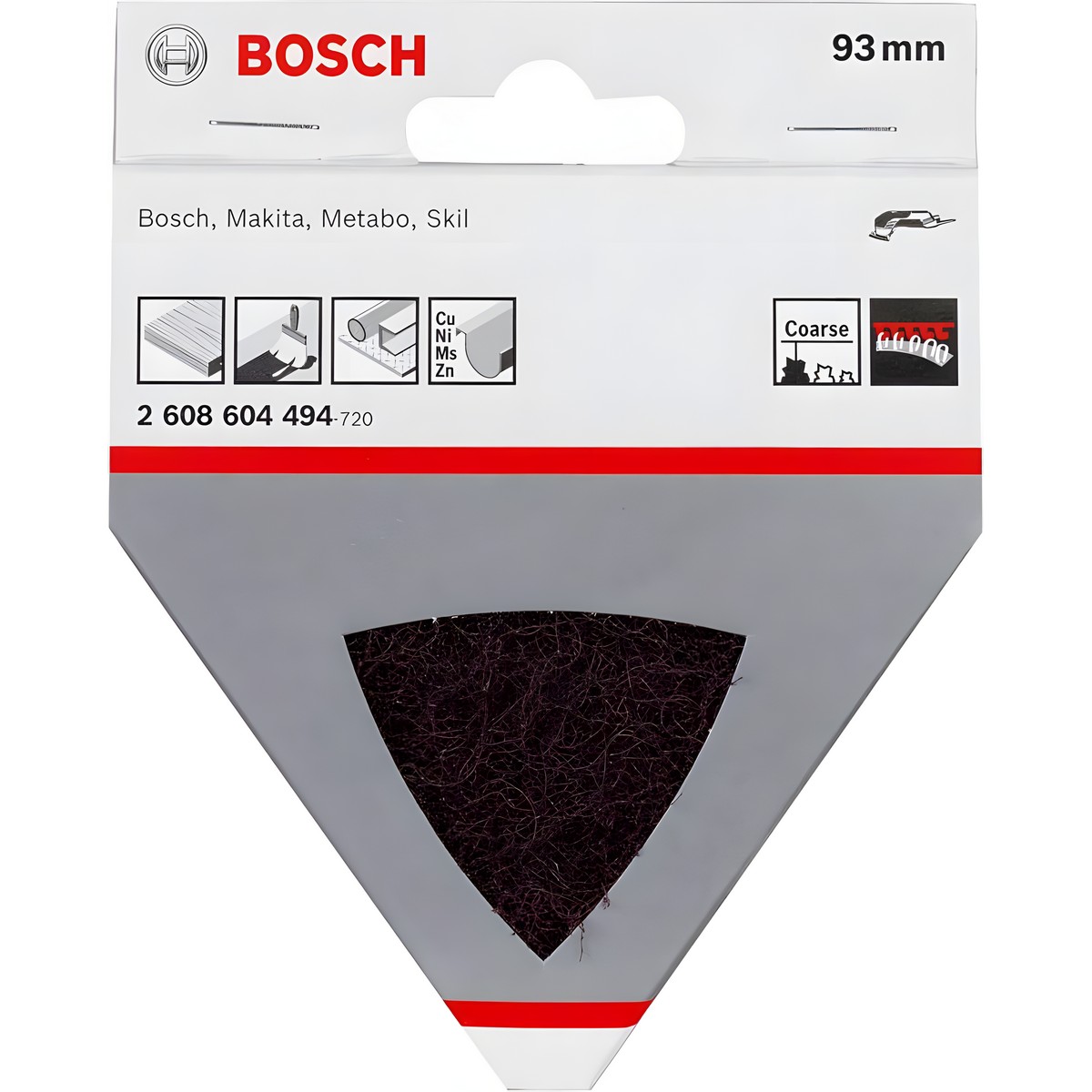 

Полировальная насадка BOSCH 2608604494 93 мм P100