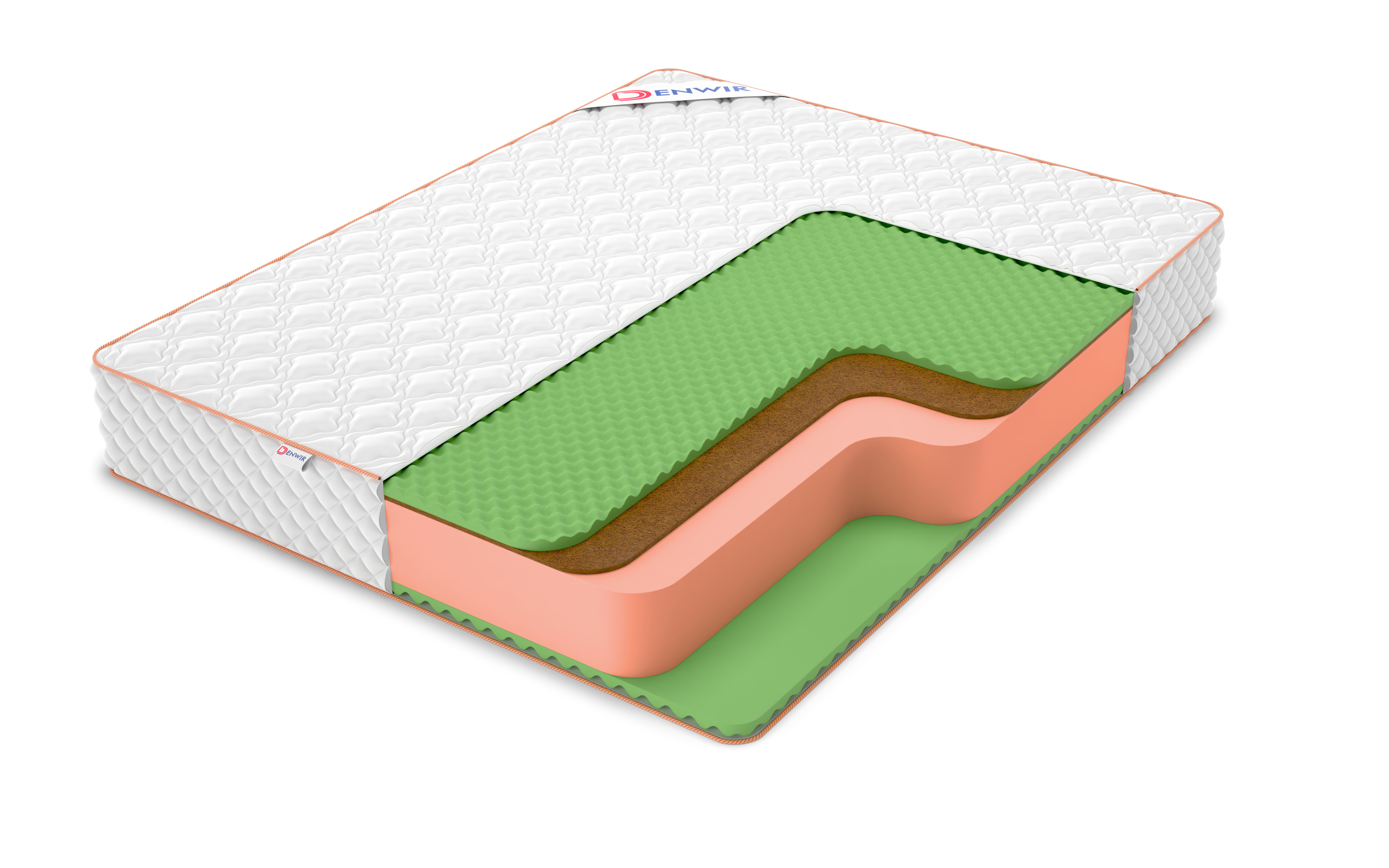 

Матрас беспружинный Denwir TOP BALANCE RELAX PLUS 25 180х186, 26 см, Белый, TOP BALANCE RELAX PLUS 25