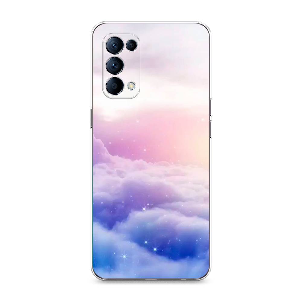 

Чехол для Oppo Reno 5 "Небеса", Голубой;белый;розовый, 255250-2