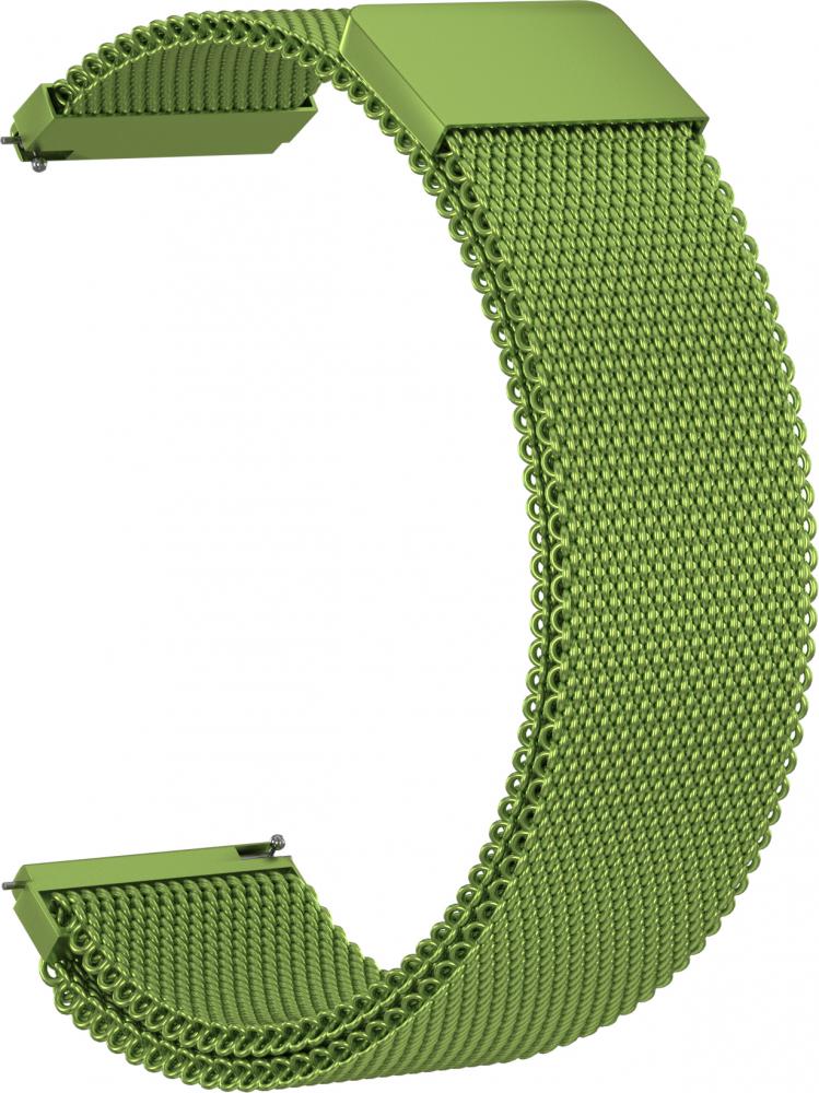 

Ремешок GSMIN Milanese Loop 22 для Xiaomi Huami Amazfit/Amazfit 2 (Оливковый)