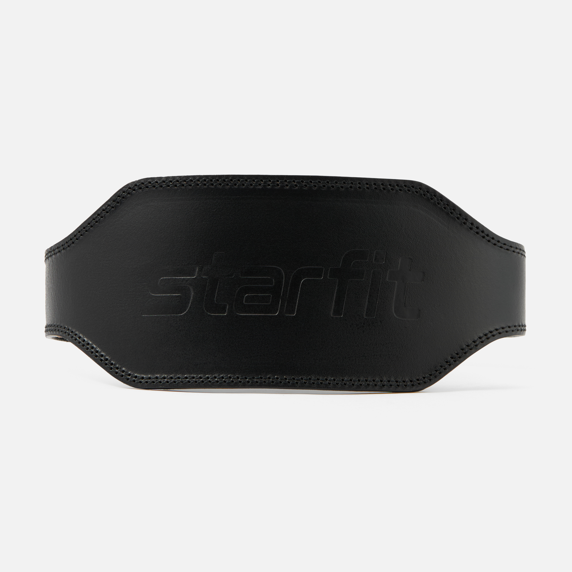 Starfit Пояс атлетический SU-321 6 дюймов натуральная кожа черный - S 1580₽