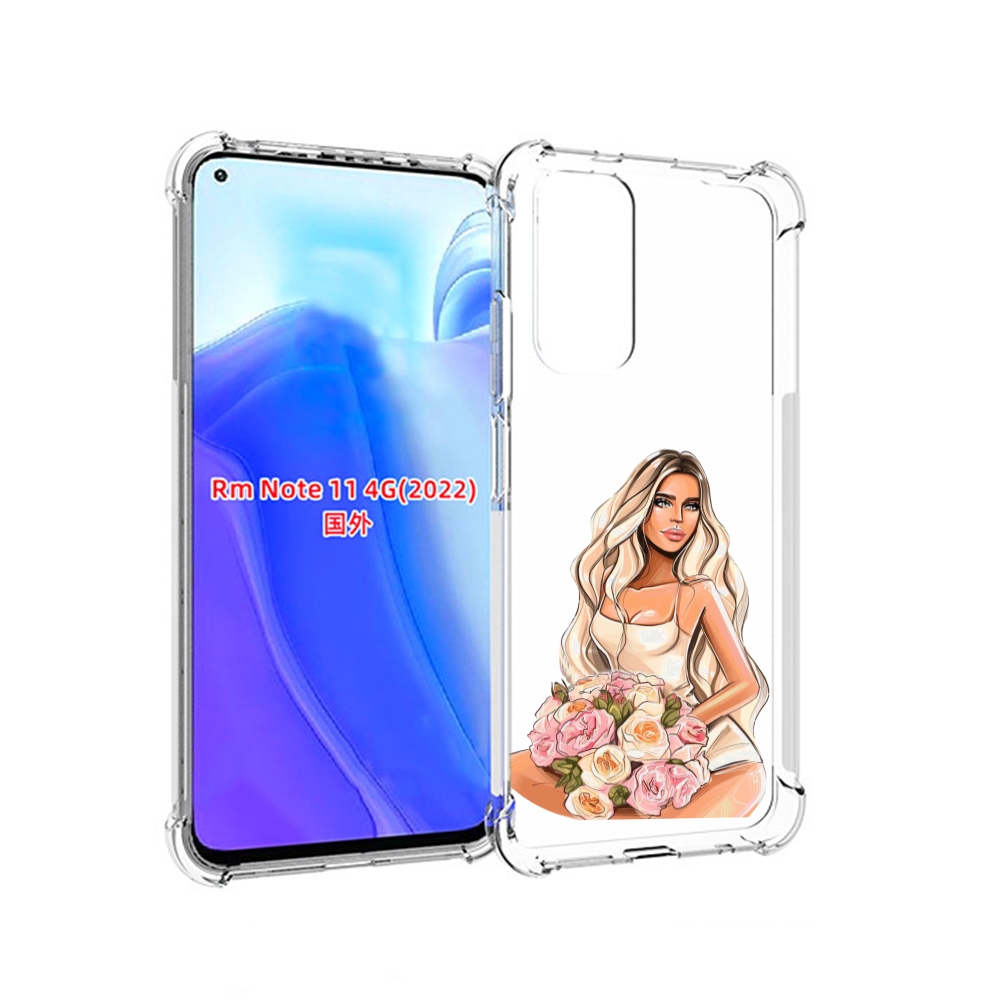 

Чехол MyPads Нежная-девушка женский для Xiaomi Redmi Note 11 4G ( Глобальная версия ), Tocco