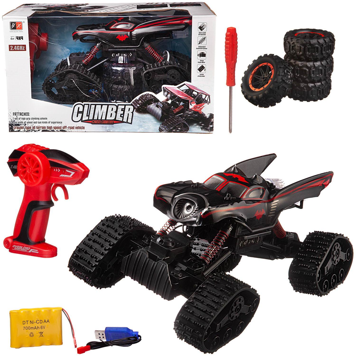 

Машинка Junfa на радиоуправлении Скалолаз 47х27х26 см, 8897-188E/красный