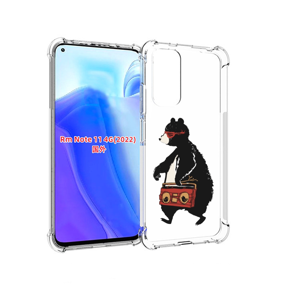 

Чехол MyPads Музыкальный медведь для Xiaomi Redmi Note 11 4G ( Глобальная версия ), Tocco