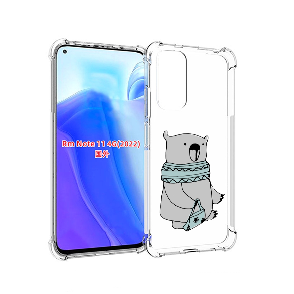 

Чехол MyPads Модный медведь для Xiaomi Redmi Note 11 4G ( Глобальная версия ), Tocco