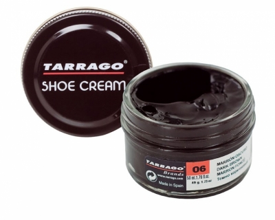 фото Крем банка для гладкой кожи shoe cream, стекло, 50 мл. tct31-006 tarrago