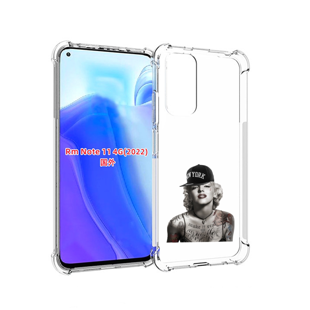 

Чехол MyPads Мерлин Монро с тату женский для Xiaomi Redmi Note 11 4G ( Глобальная версия ), Tocco