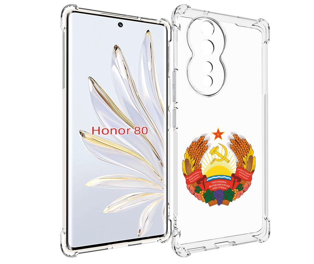 

Чехол MyPads герб-приднестровья для Honor 80, Прозрачный, Tocco