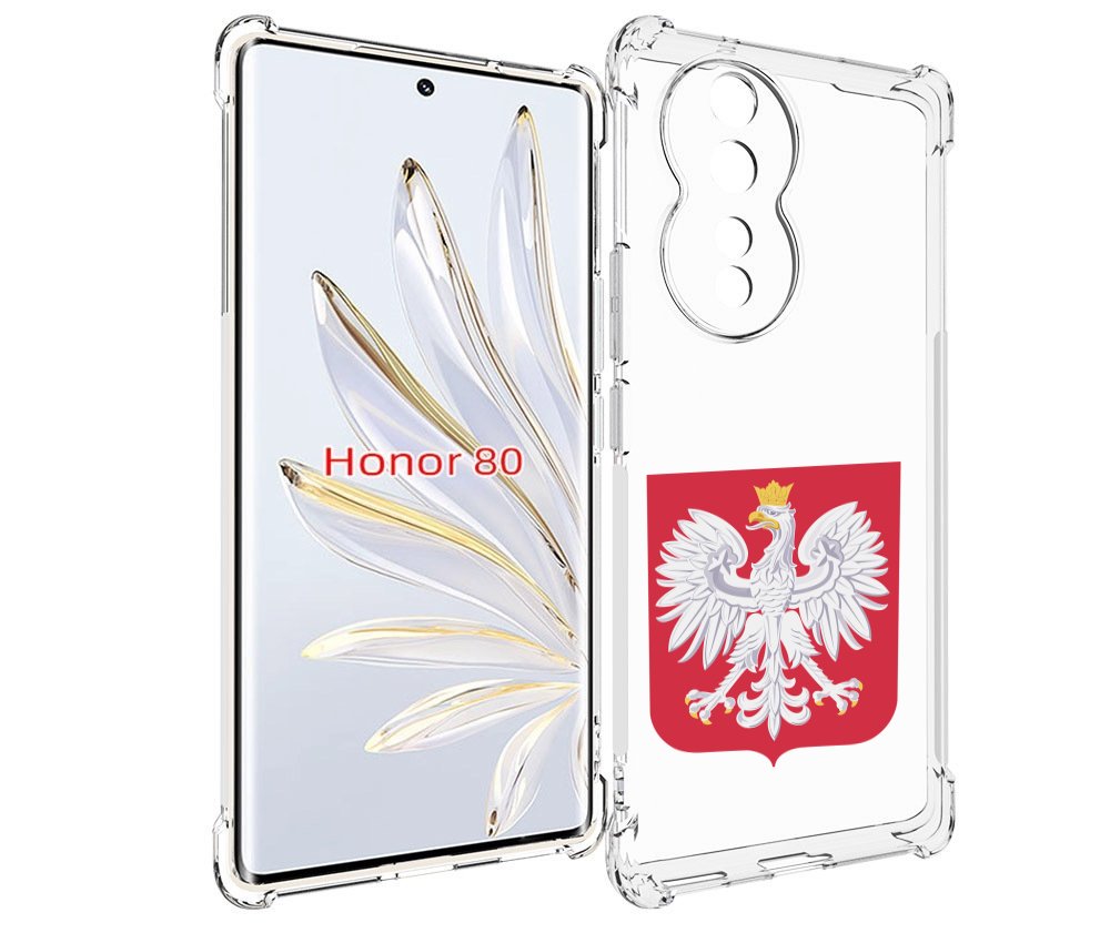 

Чехол MyPads герб-польши для Honor 80, Прозрачный, Tocco