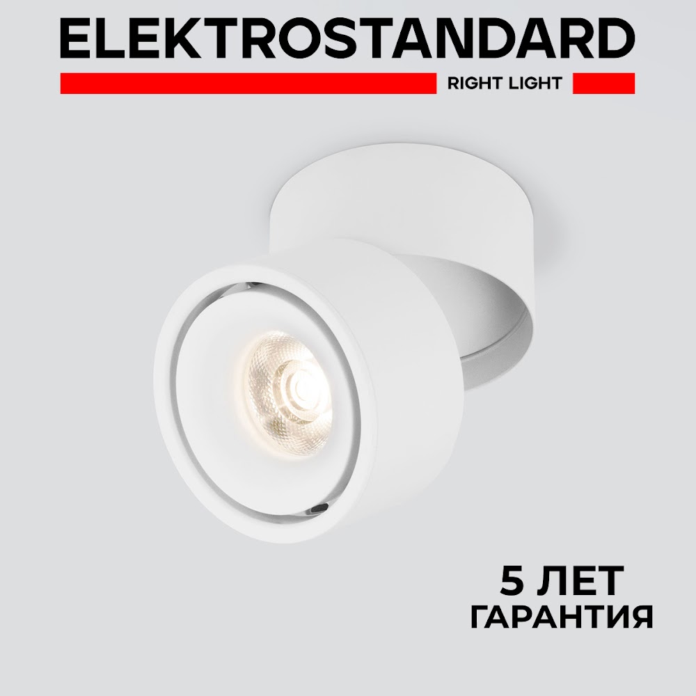 

Накладной светодиодный светильник Elektrostandard Klips DLR031 15W 4200K белый матовый, Klips 190923