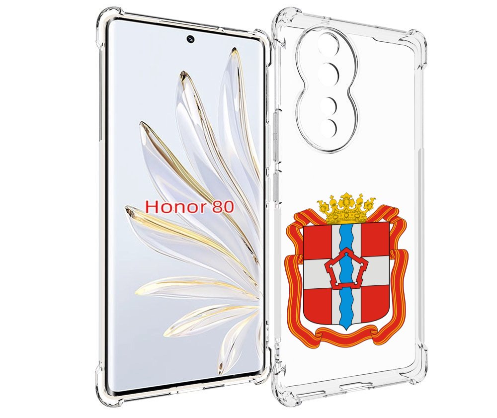 

Чехол MyPads герб-омскои-области для Honor 80, Прозрачный, Tocco