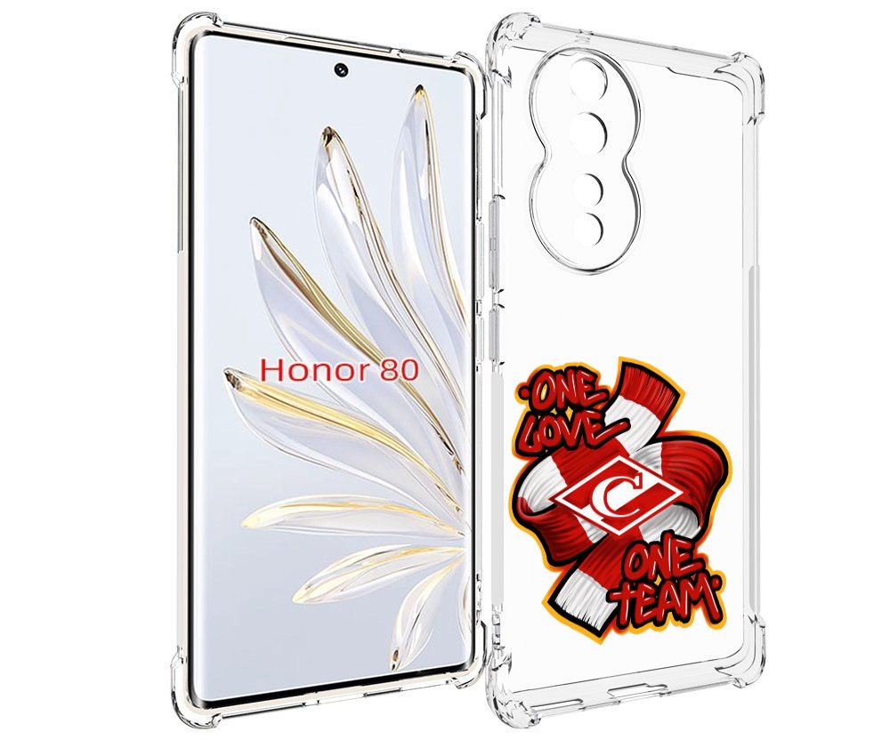 

Чехол MyPads ФК спарак 1 любовь для Honor 80, Прозрачный, Tocco