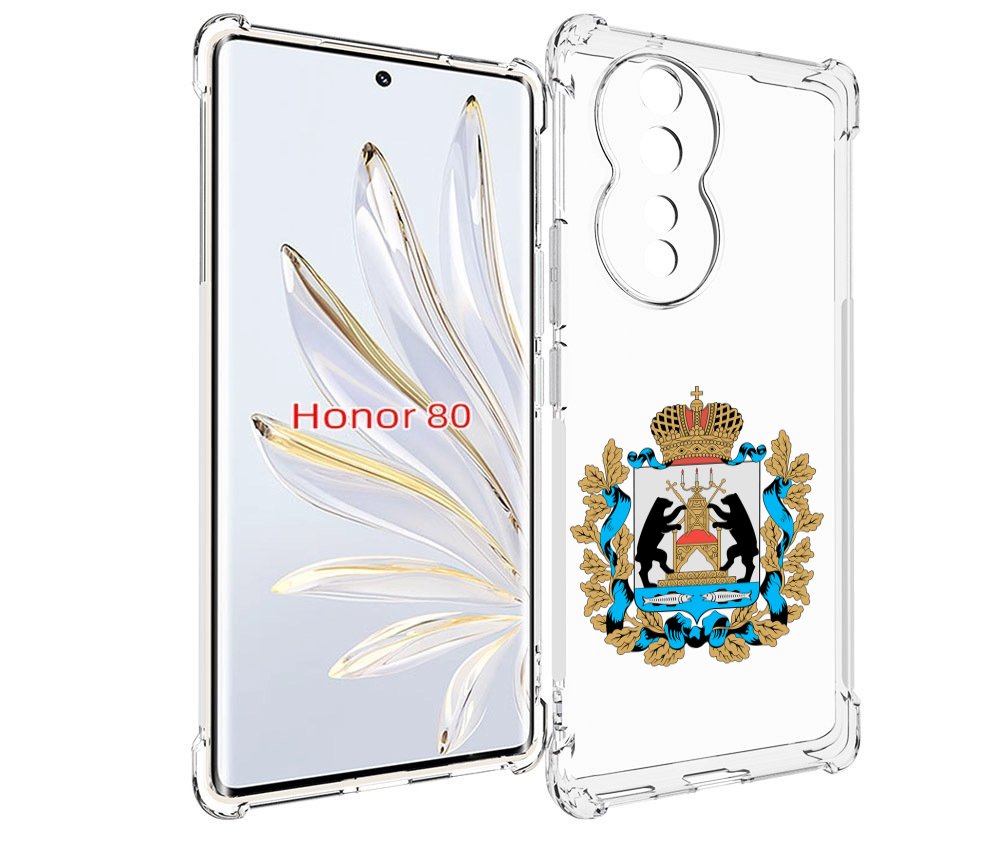 

Чехол MyPads герб-новгородская-область для Honor 80, Прозрачный, Tocco