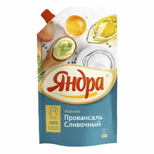 

Майонез Яндра Провансаль сливочный 50,5% 700 мл