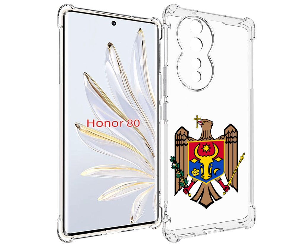 

Чехол MyPads герб-молдовы для Honor 80, Прозрачный, Tocco