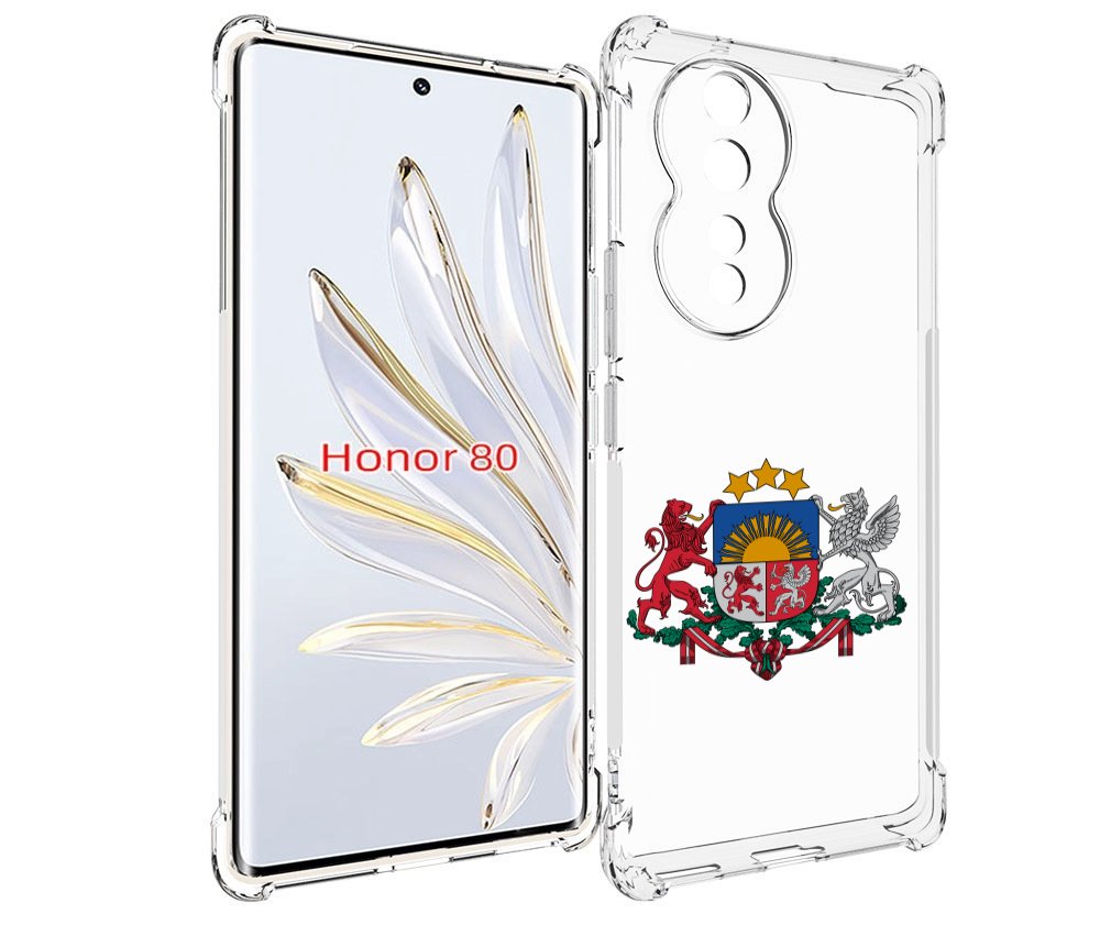 

Чехол MyPads герб-латвии для Honor 80, Прозрачный, Tocco