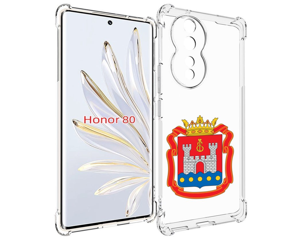 

Чехол MyPads герб-калининградская-область для Honor 80, Прозрачный, Tocco