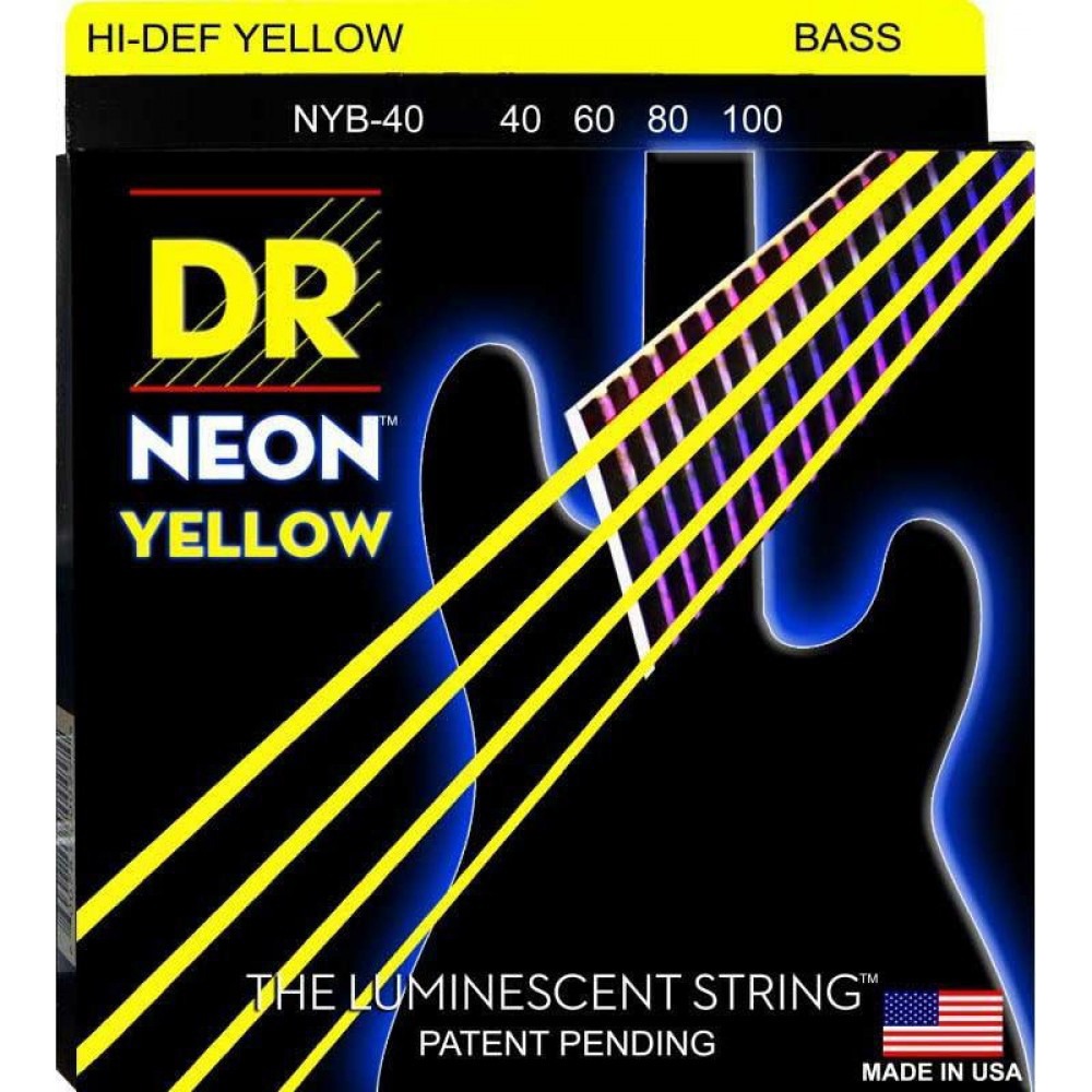 фото Струны для бас-гитары dr string nyb-40