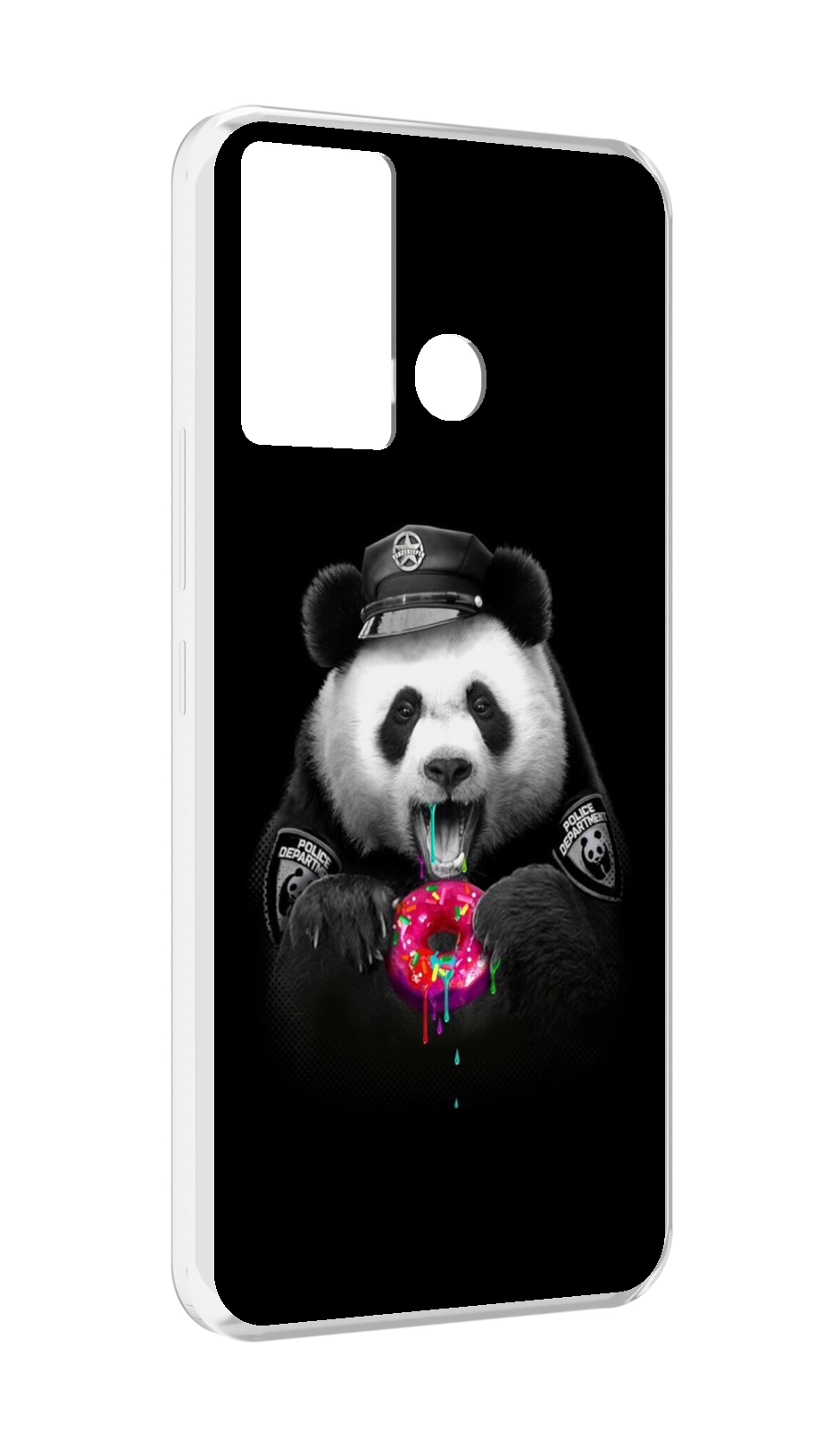 

Чехол MyPads Панда-с-пончиком для Infinix Hot 12 Play, Прозрачный, Tocco