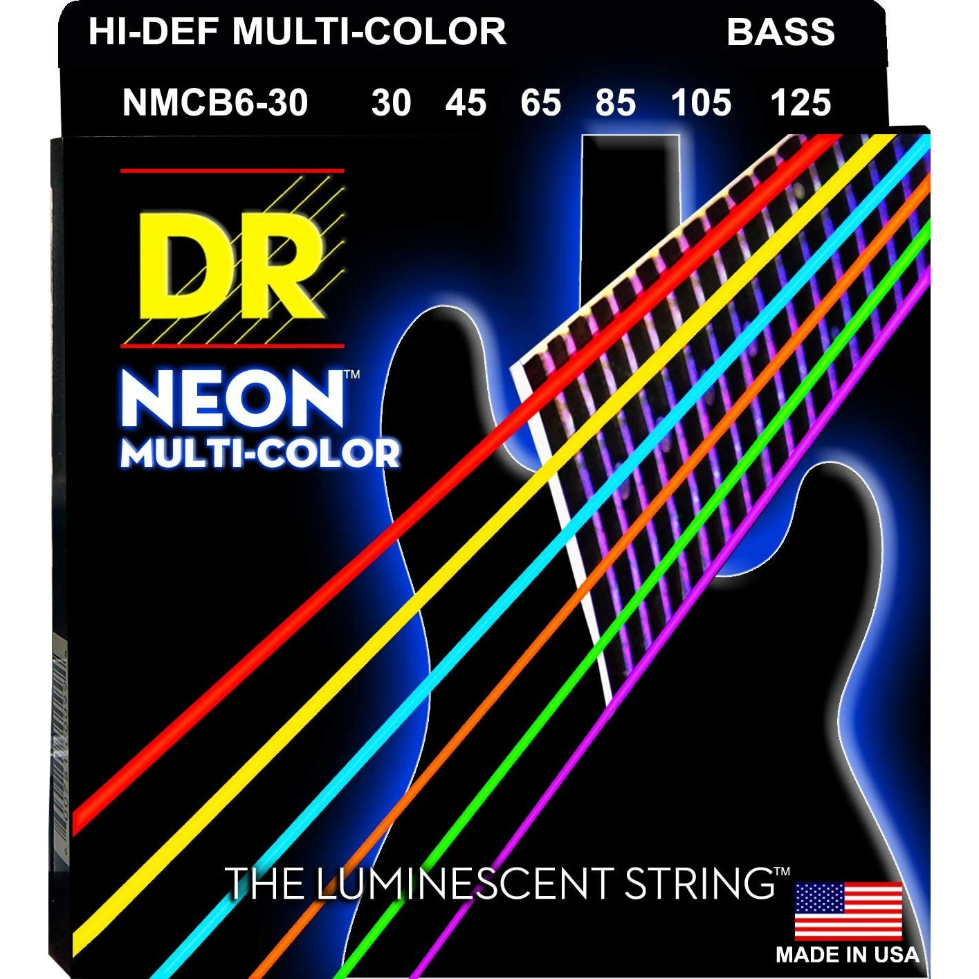 фото Струны для 6 ти струнной бас гитары dr string nmcb6-30