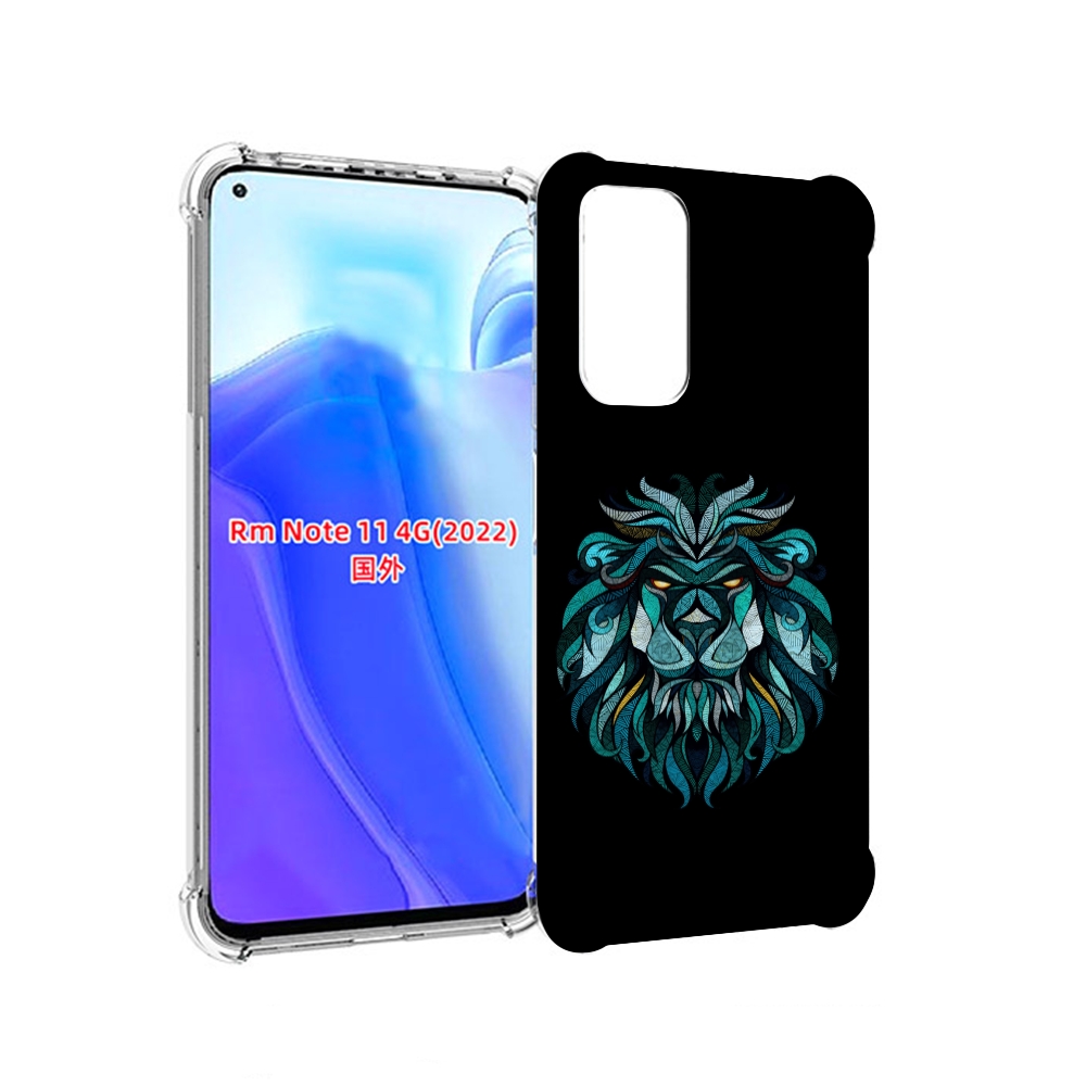 

Чехол MyPads Лев-красивый-зеленый для Xiaomi Redmi Note 11 4G ( Глобальная версия ), Tocco