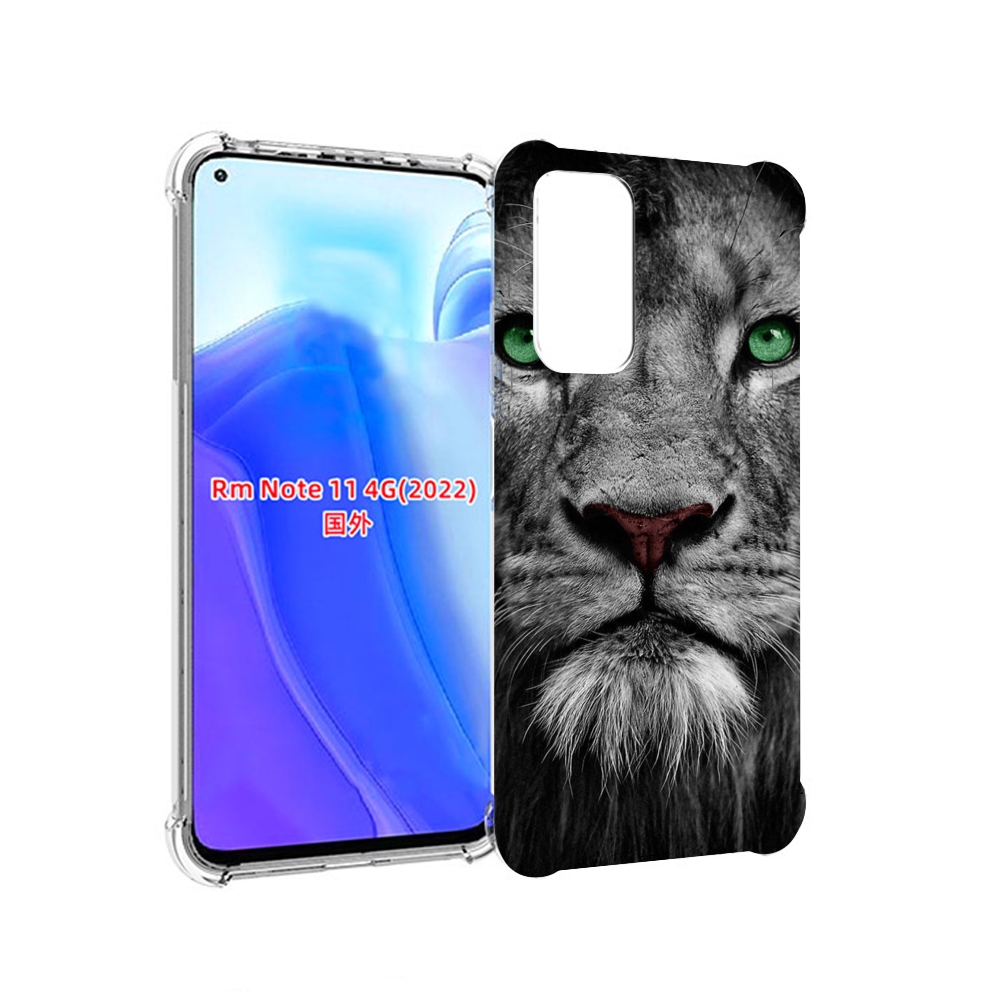 

Чехол MyPads Лев-зеленоглазый мужской для Xiaomi Redmi Note 11 4G ( Глобальная версия ), Tocco