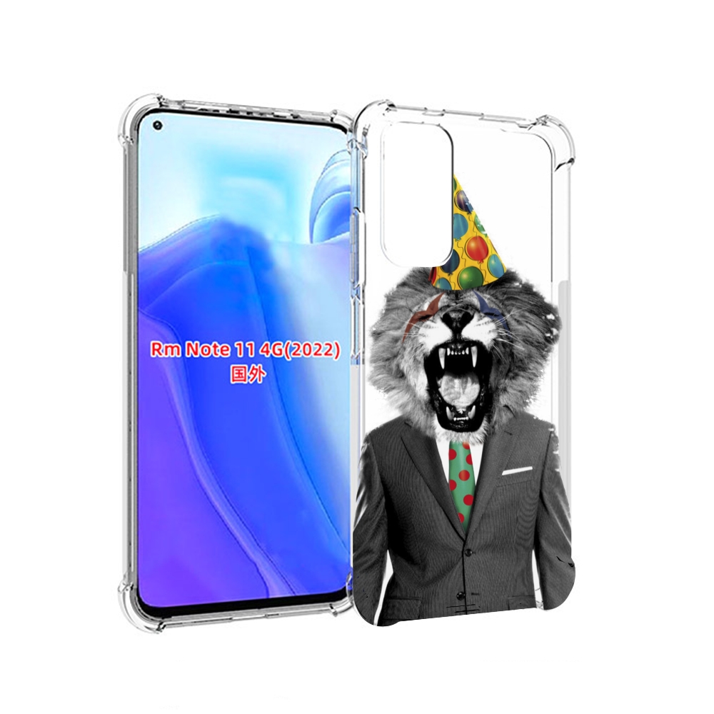 

Чехол MyPads Лев в галстуке для Xiaomi Redmi Note 11 4G ( Глобальная версия ), Tocco