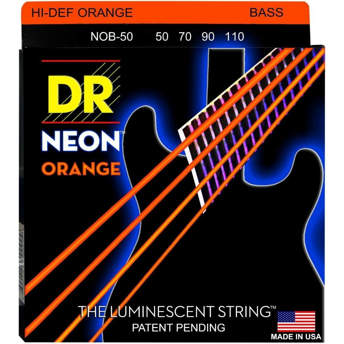 фото Струны для бас-гитары dr string nob-50