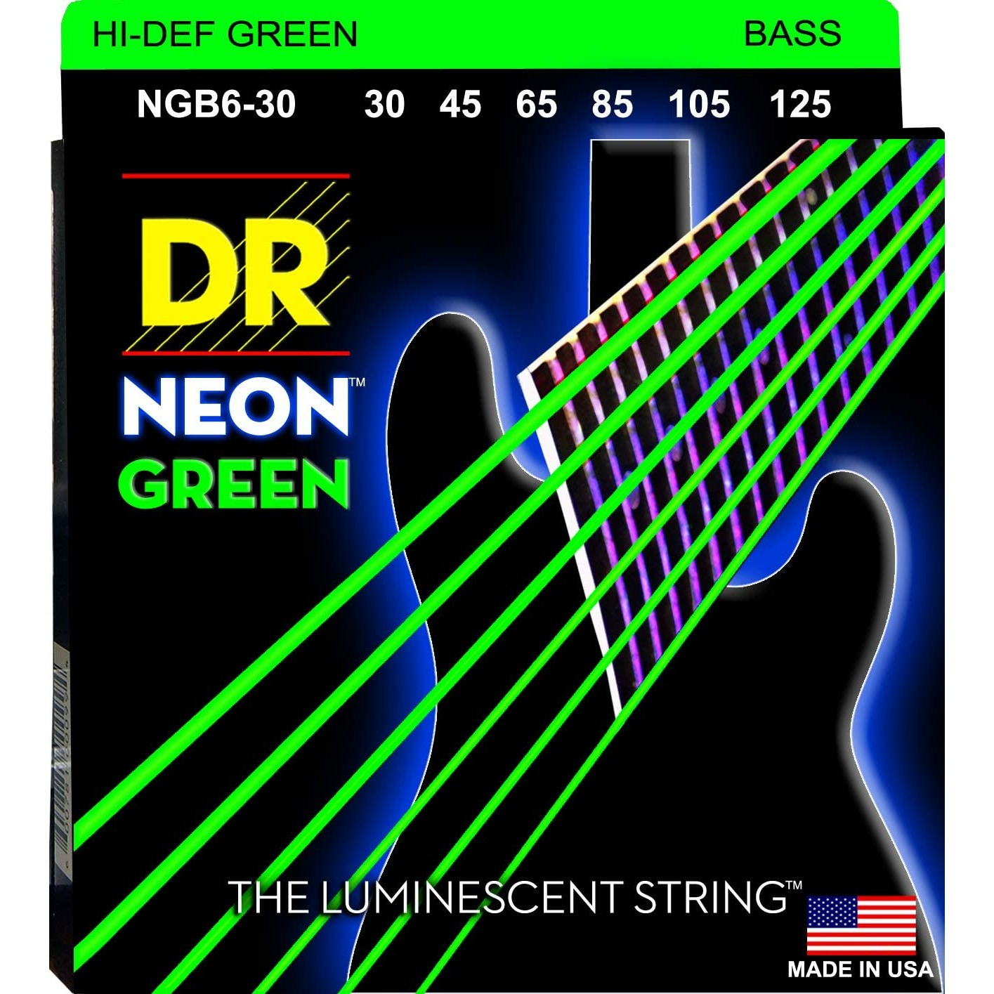 фото Струны для 6-ти струнной бас гитары dr string ngb6-30