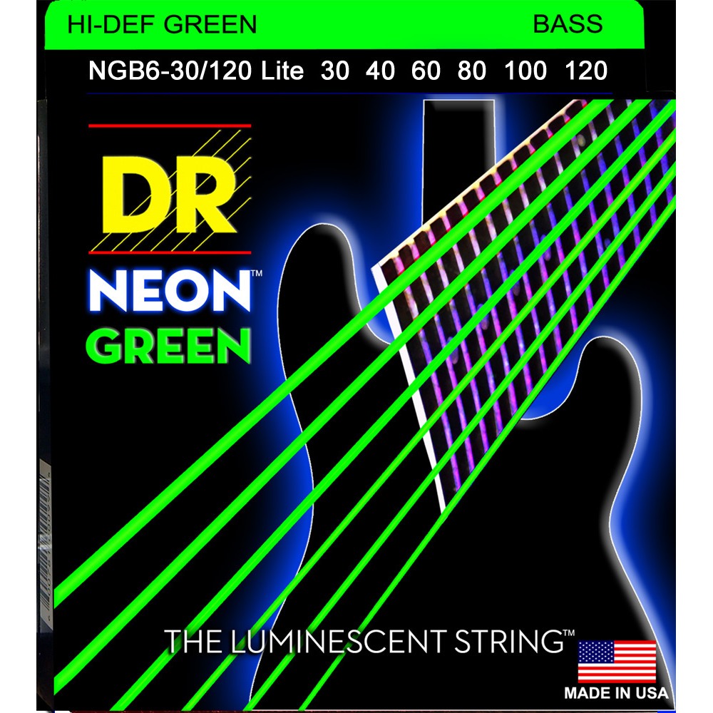 фото Струны для 6-ти струнной бас гитары dr string ngb6-30/120