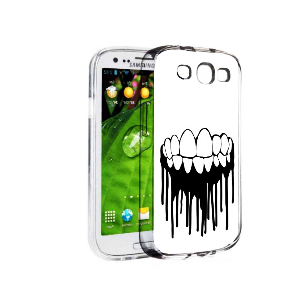 

Чехол MyPads Tocco для Samsung Galaxy S3 зубы (PT123108.507.372), Прозрачный, Tocco