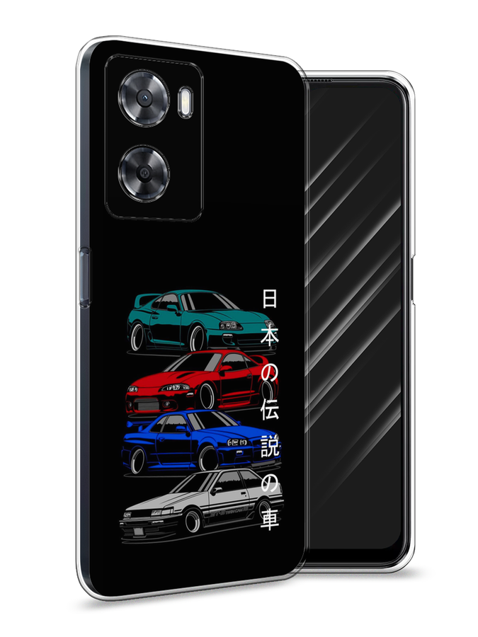 

Чехол Awog на Oppo A77s 4G "JDM Legend cars", Зеленый;красный;синий, 2511950-5