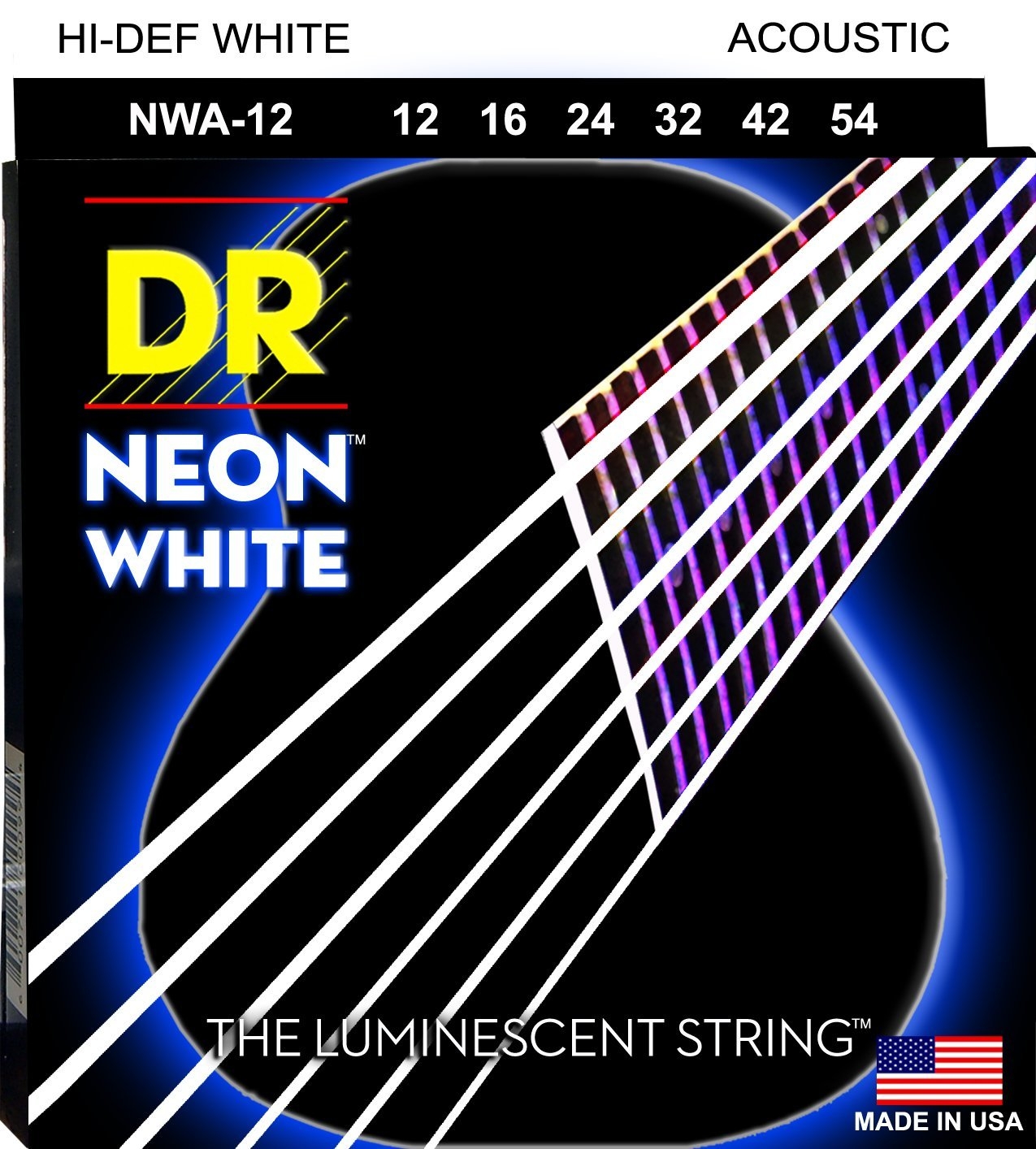 фото Струны для акустической гитары dr string nwa-12