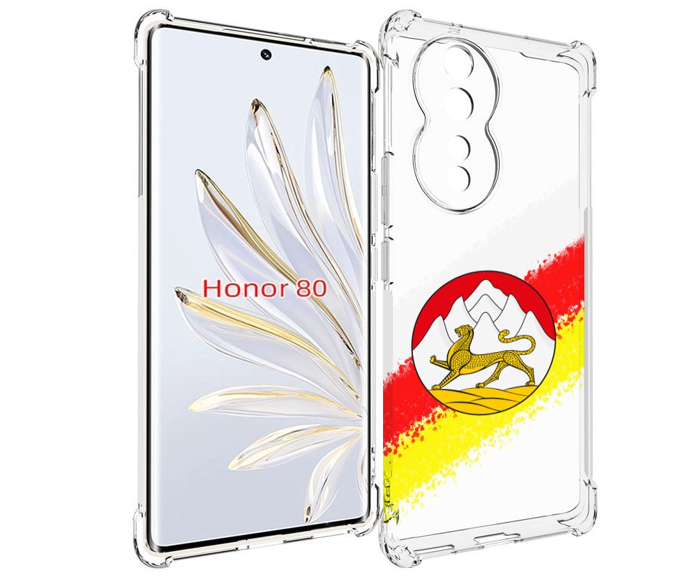 

Чехол MyPads герб флаг южная осетия для Honor 80, Прозрачный, Tocco