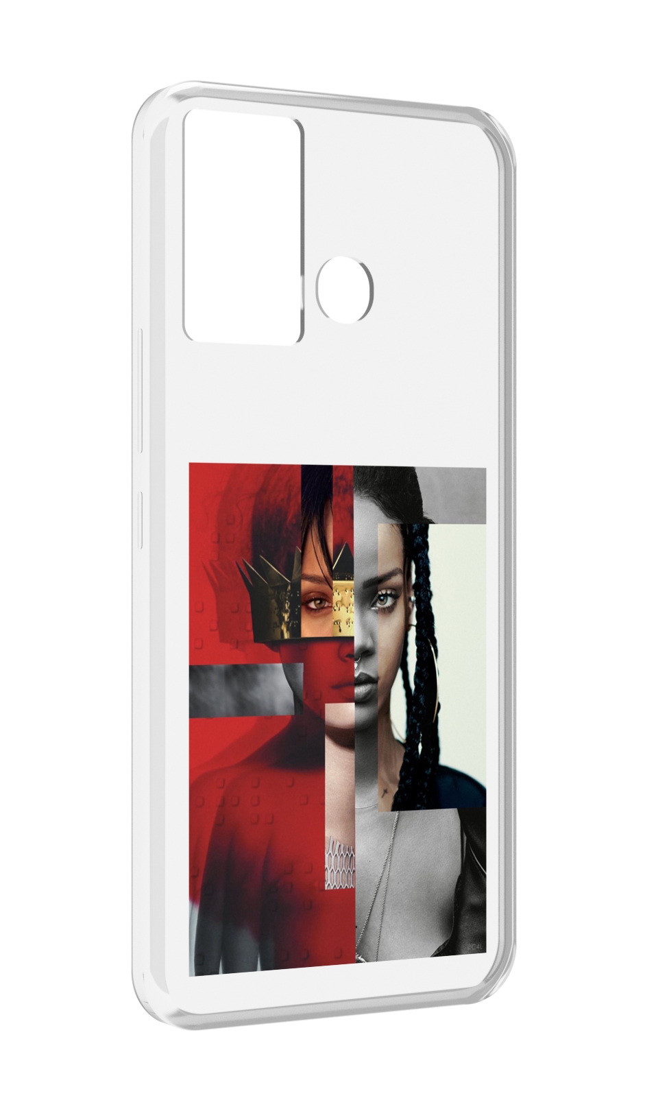 

Чехол MyPads Обложка-Рианна для Infinix Hot 12 Play, Прозрачный, Tocco