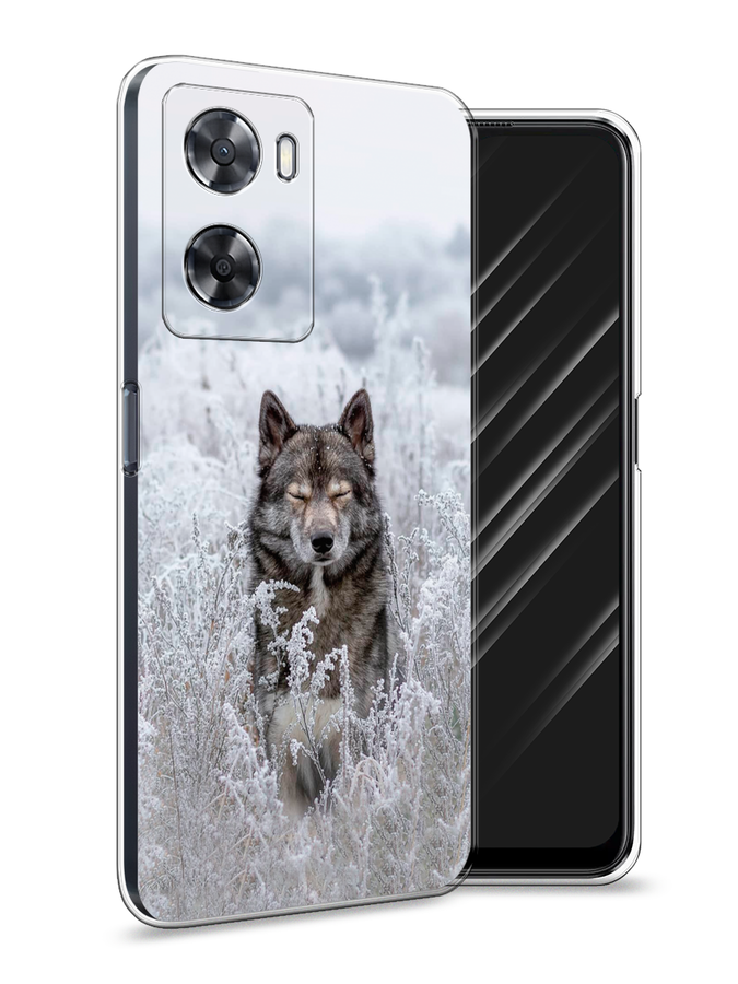 

Чехол Awog на Oppo A77s 4G "Волк в поле", Белый;черный, 2511950-1