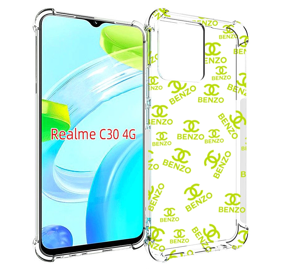 

Чехол MyPads Белый-Бензо для Realme C30 4G / Narzo 50i Prime, Прозрачный, Tocco