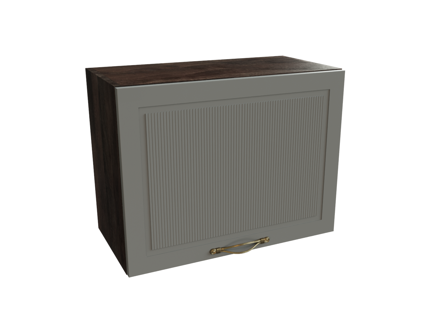 

Шкаф навесной антресоль SURA Моцарт Монблан софт 60x31,8x46 арт.ММК-00001977, Серый