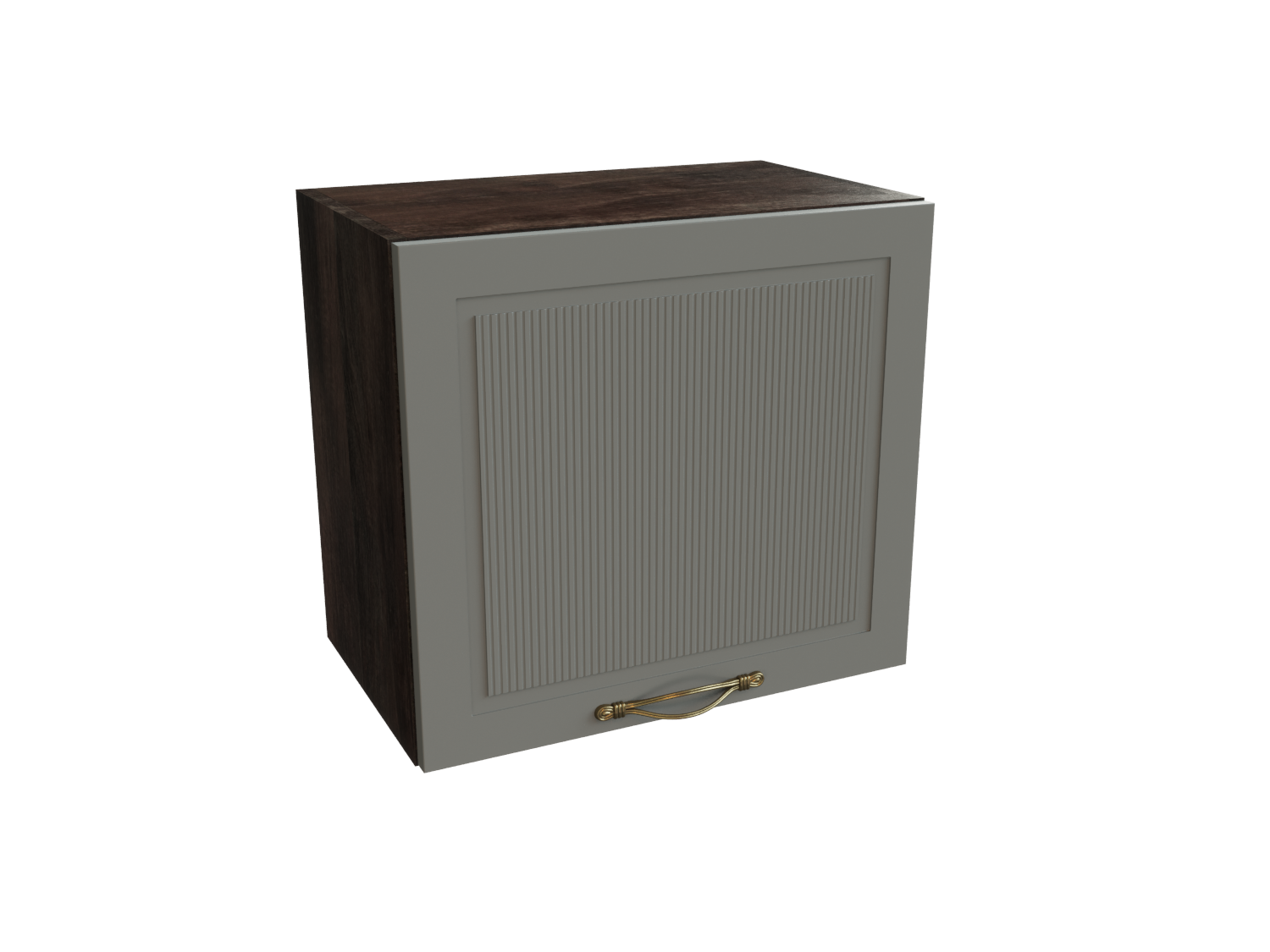 

Шкаф навесной антресоль SURA Моцарт Монблан софт 50x31,8x92 арт.ММК-00001974, Серый