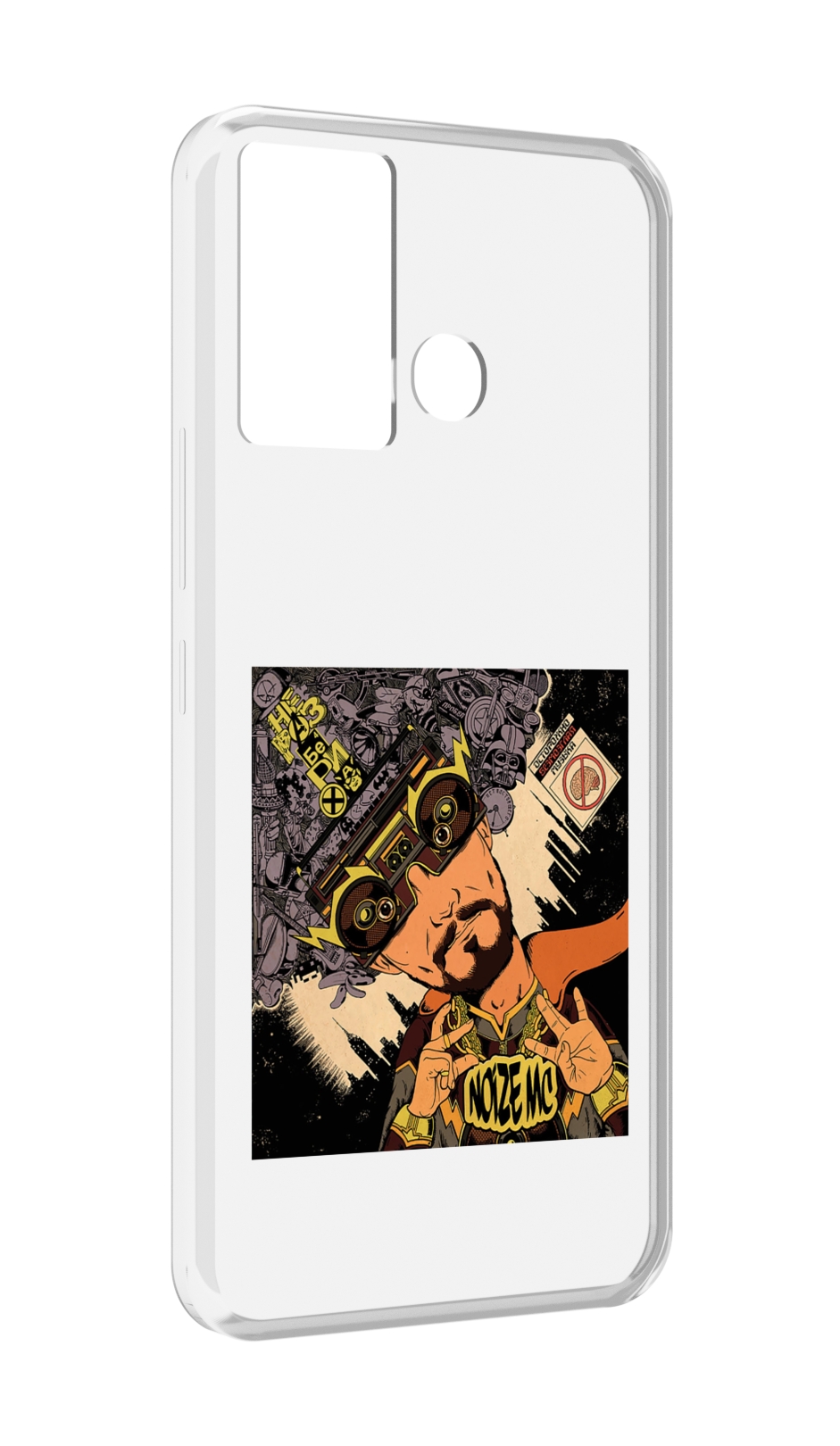 

Чехол MyPads Неразбериха Noize MC для Infinix Hot 12 Play, Прозрачный, Tocco