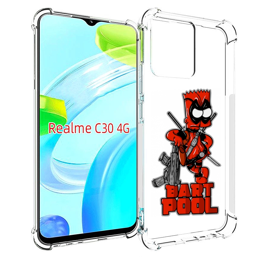 

Чехол MyPads Барт-Пул для Realme C30 4G / Narzo 50i Prime, Прозрачный, Tocco
