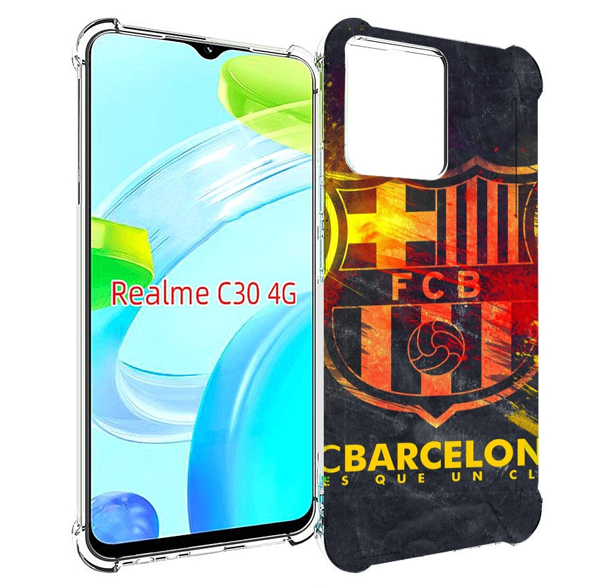 

Чехол MyPads Барселона мужской для Realme C30 4G / Narzo 50i Prime, Прозрачный, Tocco