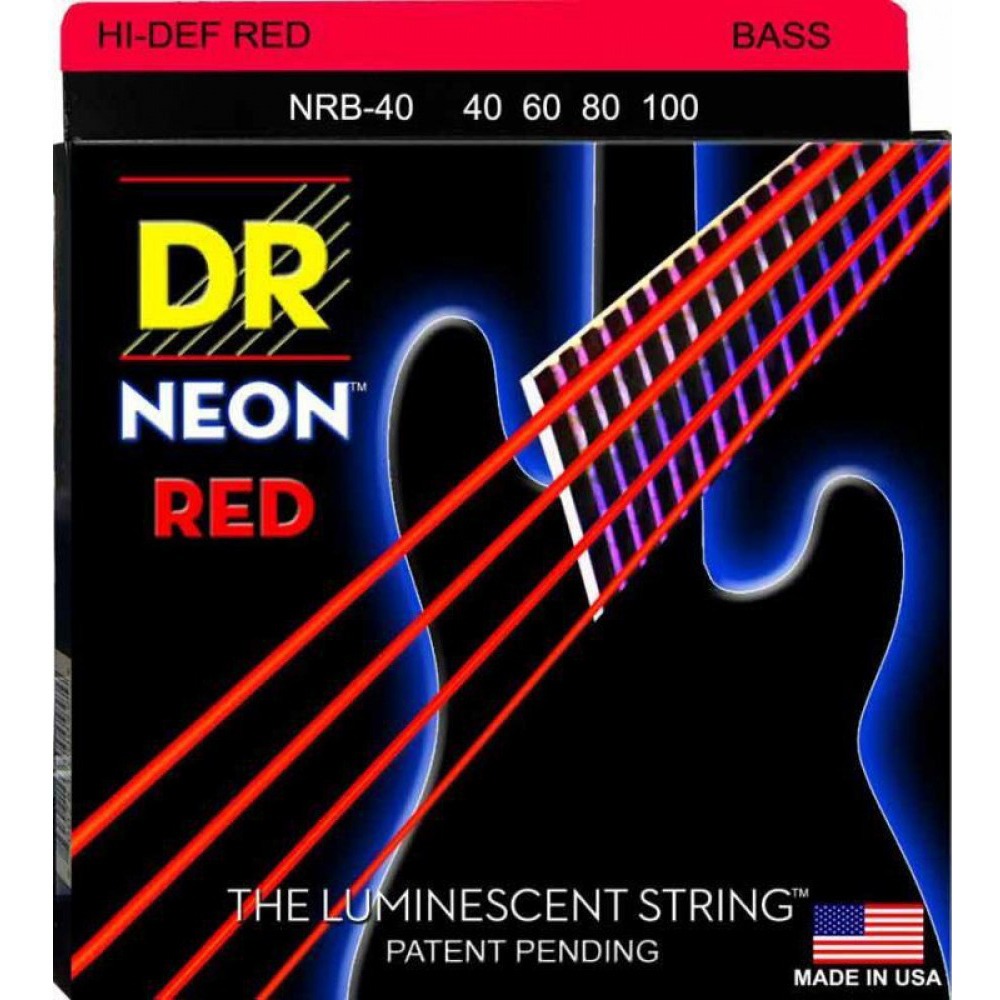 фото Струны для бас-гитары dr string nrb-40